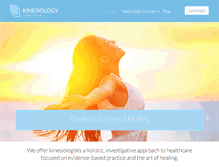 Tablet Screenshot of kinesiologyconcepts.com